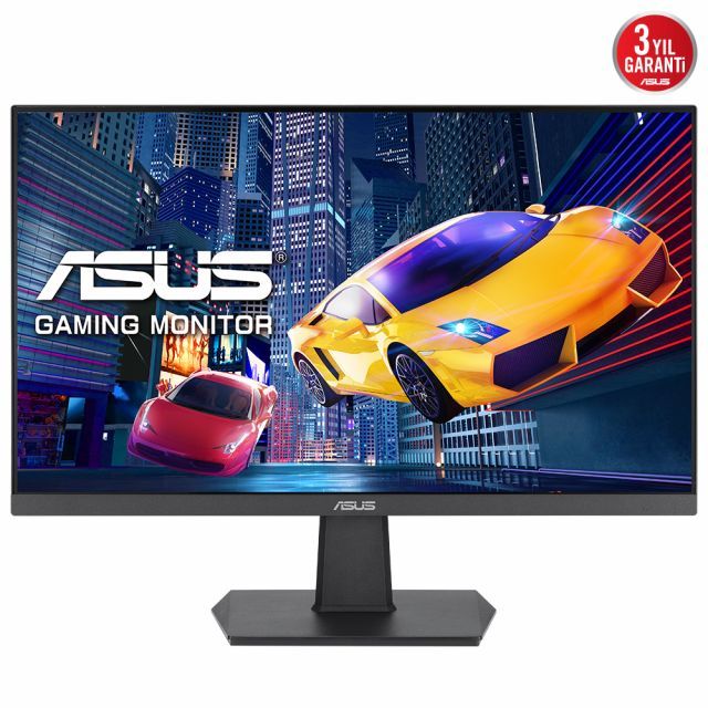 ASUS VA24EHF 23.8 IPS FREESYNC 1920x1080 1MS 100HZ HDMI VESA 3YIL EYECARE FLICKER-FREE CERCEVESIZ DUSUK MAVI ISIK Monitör