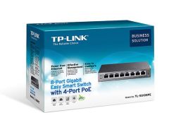 TP-LINK TL-SG108PE 8 PORT GIGABIT EASY SMART MASAÜSTÜ SWITCH(4 PORT PoE)