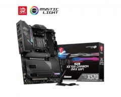 MSI MB MPG X570S CARBON MAX WIFI AM4 DDR4 5300 mhz (OC) 4 x M.2 USB 3.2 WIFI 6 2.5G LAN RGB ATX