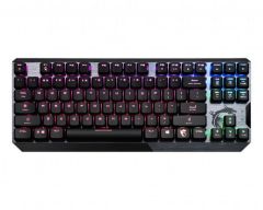 MSI GG VIGOR GK50 LOW PROFILE TKL TR DUSUK PROFIL SAYISAL TUS TAKIMSIZ KOMPAKT TKL TASARIM GERCEK MEKANIK KAILH SWITCH PER KEY RGB FIRCALANMIS METAL TUS YUZEYI TURKCE Q