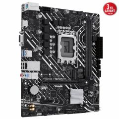 ASUS PRIME H610M-K INTEL H610 LGA1700 DDR5 5600 HDMI VGA M2 USB3.2 MATX 96GB RAM DESTEGI ASUS 5X PROTECTION III