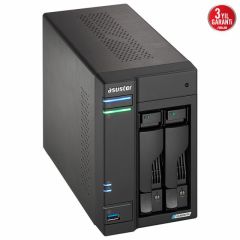 ASUSTOR A6702T INTEL N5105 2 YUVALI (2X22TB DESTEGI) 4GB DDR4(16GB RAM DESTEGI) M.2 x4 PCIe x1 2.5GbE x2 USB 3.2 x3