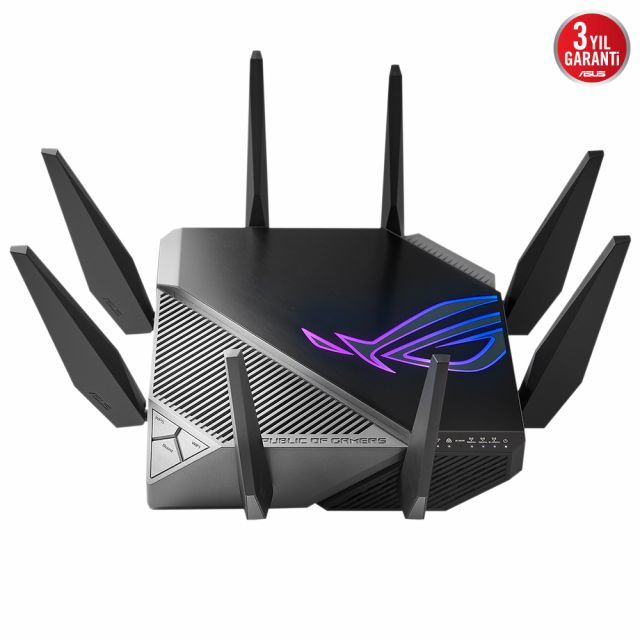 ASUS ROG RAPTURE GT-AX11000 PRO TRI-BAND-GAMING-Ai MESH-AiPROTECTION PRO/ALEXA-TORRENT-BULUT-DLNA-4G-VPN-ROUTER-ACCESS POINT