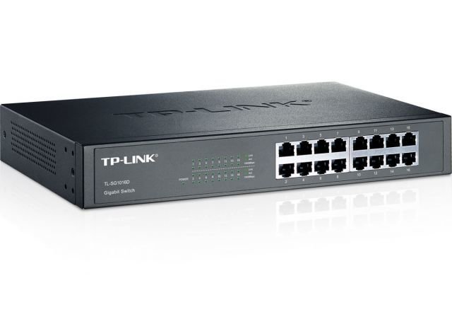 TP-LINK TL-SG1016D 16 PORT GIGABIT MASAÜSTÜ / RACKMOUNT SWITCH