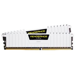 CORSAIR CMK16GX4M2D3000C16W 16GB (2X8GB) DDR4 3000MHz CL16 VENGEANCE LPX SOGUTUCULU DIMM BELLEK WHITE