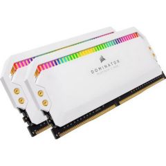 CORSAIR CMT16GX4M2Z3200C16W 16GB (2X8GB) DDR4 3200MHz CL16 DOMINATOR PLATINUM RGB SOĞUTUCULU BEYAZ DIMM BELLEK