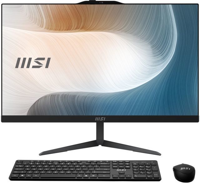 MSI MODERN AM242 12M-636XTR 23.8 LED 1920X1080 (FHD) I5-1235U 8GB DDR4 512GB SSD DOS SIYAH AIO PC