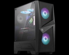 MSI MAG FORGE 100R Temperli Cam 2x A-RGB Fan 1x 120mm Fan 650W 80+ Bronze PSU ATX Gaming Bilgisayar Kasası