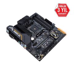 ASUS TUF B450M-PRO GAMING AMD B450 AM4 DDR4 4400 HDMI DVI Çift M2 USB3.1 AURA RGB mATX