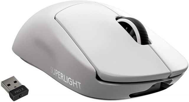 LOGITECH G PRO X SUPERLIGHT ULTRA HAFİF HERO 25.600 DPI 400 IPS LIGHTSPEED KABLOSUZ OYUNCU MOUSE BEYAZ 910-005943