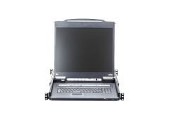 ATEN CL5716IM-ATA-TQG 17 16P PS/2-USB VGA LCD KVM IP SW. W/TQ