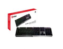 MSI GG VIGOR GK50 LOW PROFILE US KLAVYE GERCEK MEKANIK KAILH LOW PROFILE SWITCH PER KEY RGB FIRCALANMIS METAL TUS YUZEYI US KLAVYE DIZILIMI