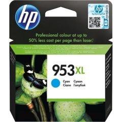 HP F6U16AE (953XL) CYAN YUKSEK KAPASITELI MUREKKEP KARTUSU 1.600 SAYFA