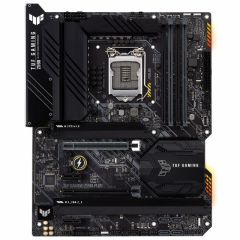 ASUS TUF GAMING Z590-PLUS  Intel Z590 LGA1200 DDR4 5000 DP HDMI 3x M2 USB3.2 AURA RGB 2.5Gb Intel ATX 128GB’a kadar ram desteği İki Yönlü AI Ses Engelleyici Mic.