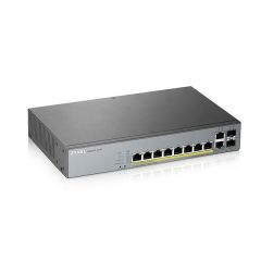 ZYXEL GS1350-12HP 12 PORT YÖNETİLEBİLİR POE SWITCH (130 WATT)