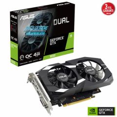 ASUS GEFORCE DUAL-GTX1650-O4GD6-P-V2 4GB GDDR6 128bit 1650Mhz OC 1xDVI 1xHDMI 1xDP EKRAN KARTI