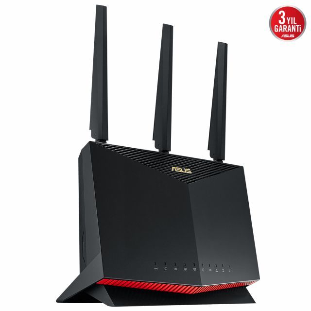 ASUS RT-AX86U PRO WIFI6 DUAL BAND GAMİNG Aİ MESH Aİ PROTECTİON TORRENT-BULUT-DLNA-4G-VPN-ROUTER-ACCESS POİNT