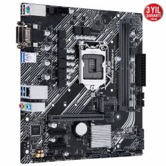 ASUS PRIME B460M-K Intel B460 LGA1200 DDR4 2933 DVI VGA M2 USB3.2 mATX 64GB Ram Desteği