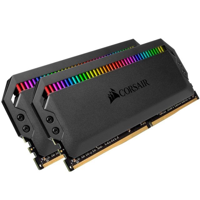CORSAIR CMT32GX4M2C3000C15 32GB (2X16GB) DDR4 3000MHz CL15 DOMINATOR PLATINUM RGB SOĞUTUCULU DIMM BELLEK BLACK