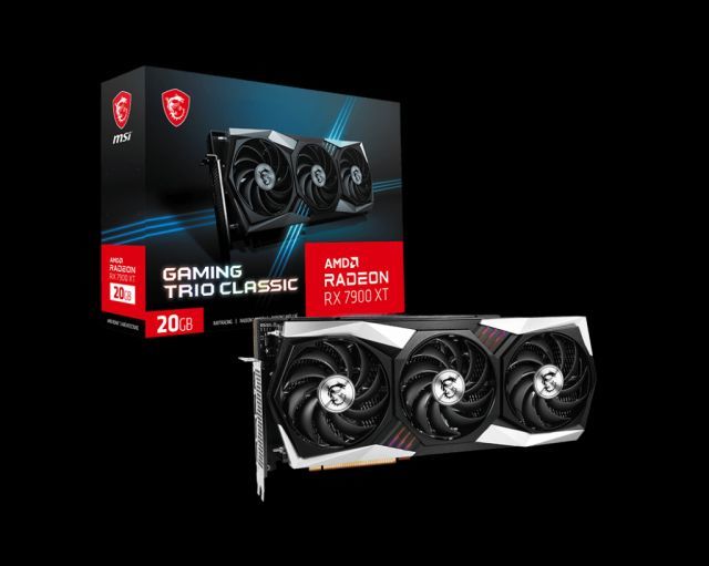 MSI VGA RADEON RX 7900 XT GAMING TRIO CLASSIC 20G RX7900XT 20GB GDDR6X 256B PCIE 4.0 X16 (3XDP 1XHDMI)