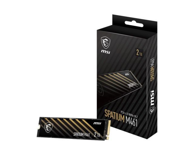 MSI SSD SPATIUM M461 NVME M.2 2TB NVMe M.2 2TB R:5000 W:4200