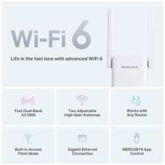 TP-LINK MERCUSYS ME70X AX1800 WIFI RANGE EXTENDER