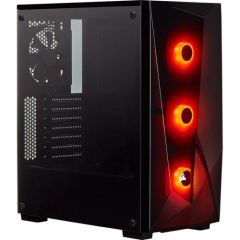 CORSAIR CC-9020131-EU SPEC-DELTA RGB TEMPERED GLASS MID-TOWER ATX GAMING CASE +CV550 POWER SUPPLY BLACK