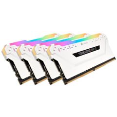 CORSAIR CMW32GX4M4C3600C18W 32GB (4X8GB) DDR4 3600MHz CL18 VENGEANCE RGB PRO SOĞUTUCULU DIMM BELLEK BEYAZ