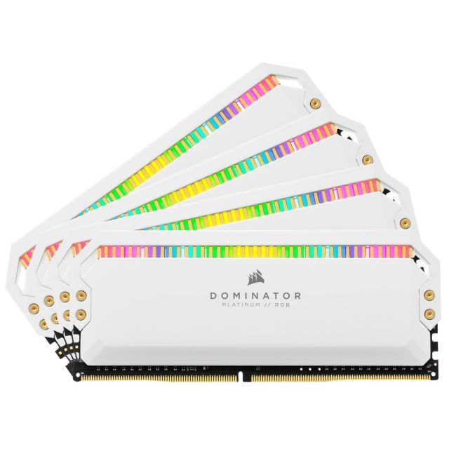 CORSAIR CMT32GX4M4K4000C19W 32GB (4X8GB) DDR4 4000MHz CL19 DOMINATOR PLATINUM RGB SOĞUTUCULU BEYAZ DIMM BELLEK