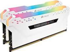 CORSAIR CMW16GX4M2C3600C18W 16GB (2X8GB) DDR4 3600MHz CL18 VENGEANCE RGB PRO SOĞUTUCULU BEYAZ DIMM BELLEK
