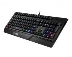 MSI GG VIGOR GK20 TR GAMING KEYBOARD RAINBOW ARKA AYDINLATMA ANTIGHOSTING MEMBRAN SIVI DOKULMESINE DAYANIKLI OYUNCU KLAVYESI TURKCE Q