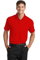 Polo Yaka T-Shirt Kırmızı