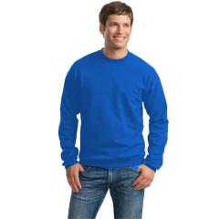 2 İplik Sweatshirt - Kol Ribanalı Sax Mavi