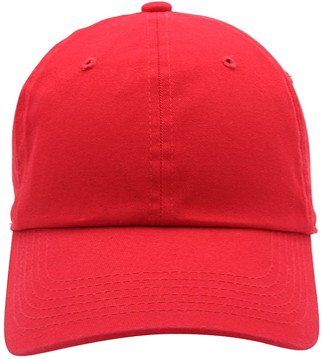Logo Baskılı 16/12 Gabardin Pamuklu Şapka Kırmızı