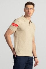 Polo Yaka T-Shirt Bej