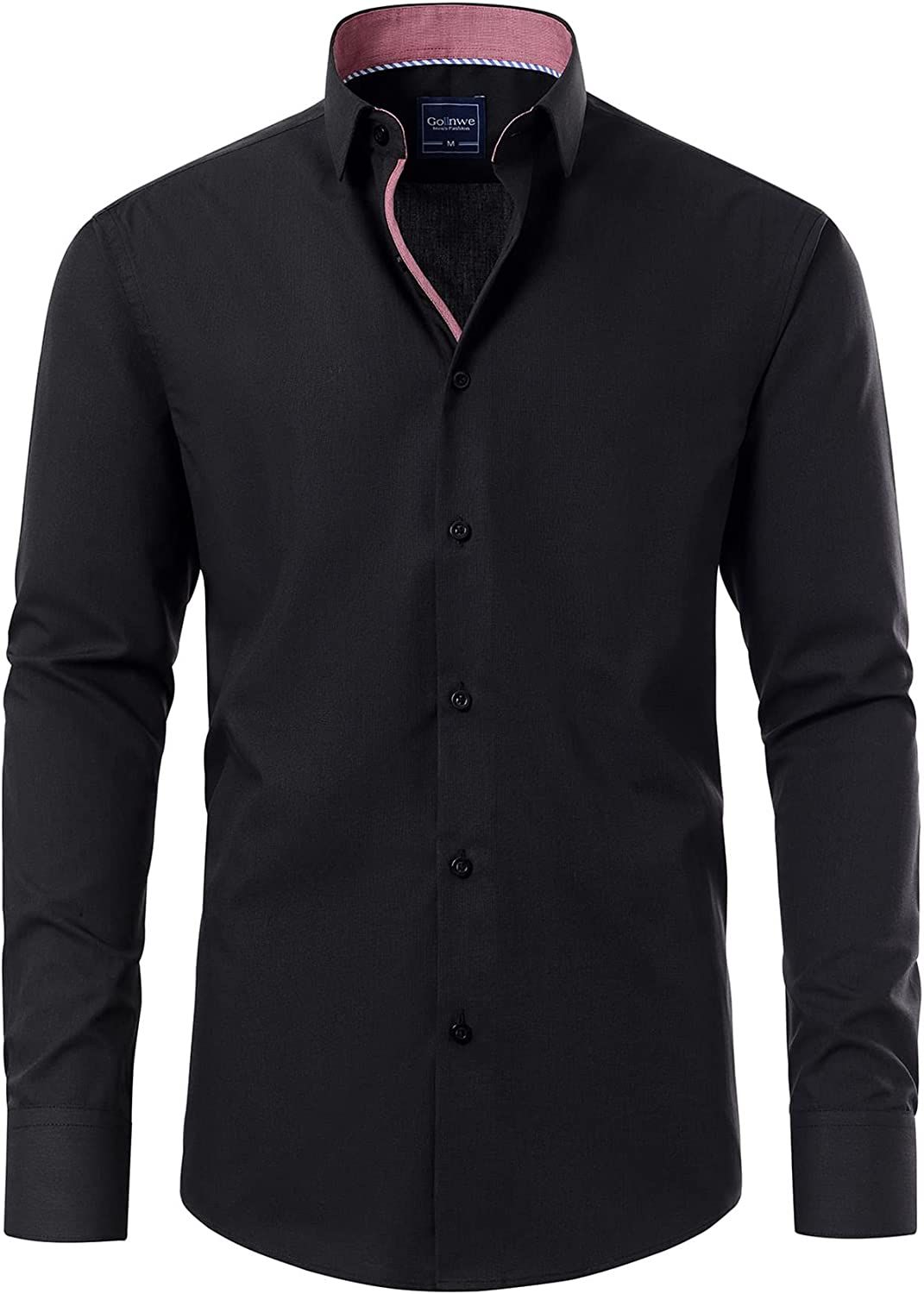 Garnitür Çizgili Erkek Premium Uzun Kollu Gömlek Siyah