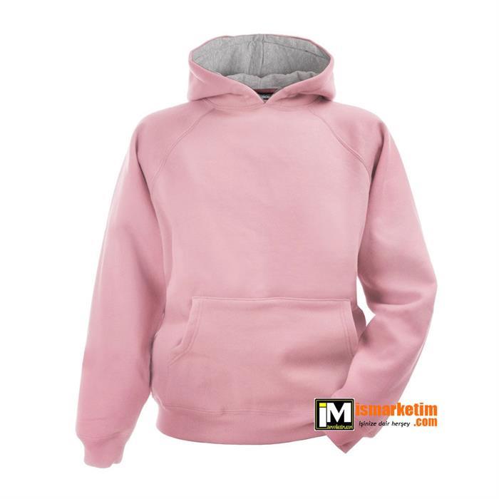 Kapşonlu 3 İplik Kalın Sweatshirt KS07