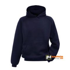 Kapşonlu 3 İplik Kalın Sweatshirt KS02