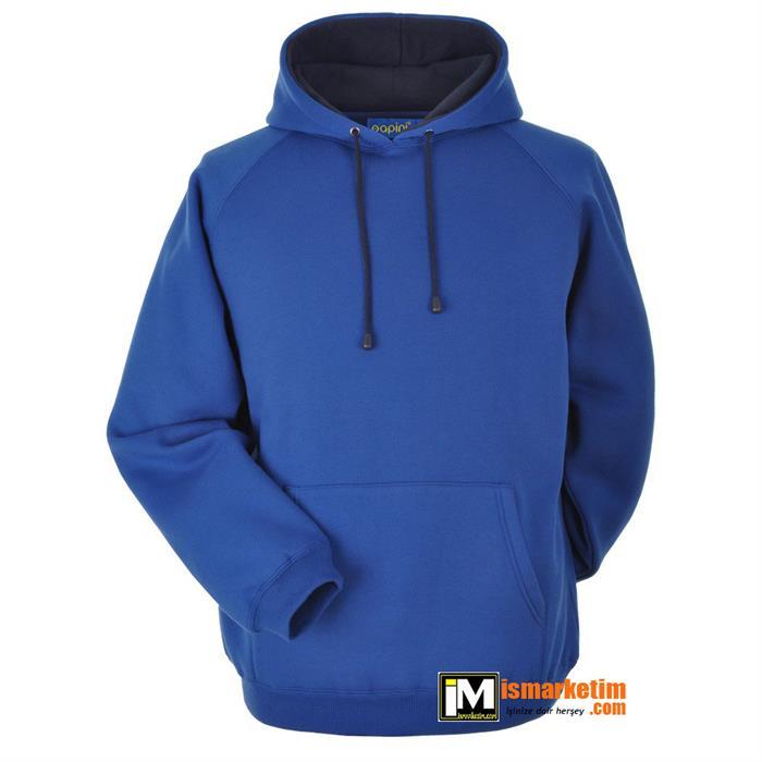 Kapşonlu 3 İplik Kalın Sweatshirt KP01