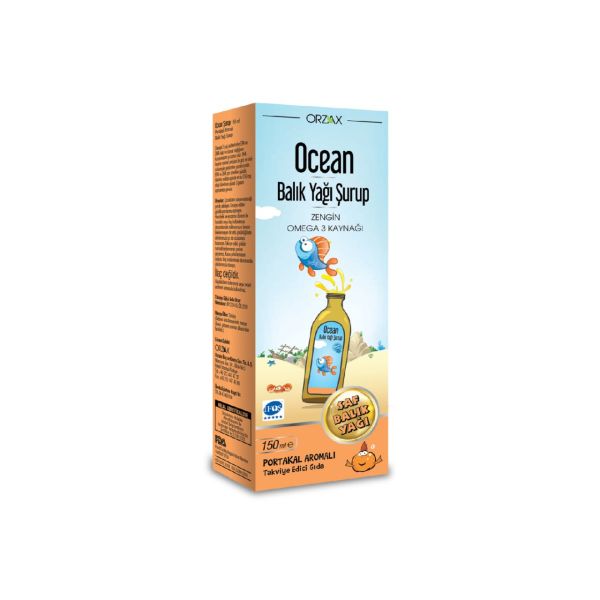 Ocean Balık Yağı Şurup Portakal 150 ml