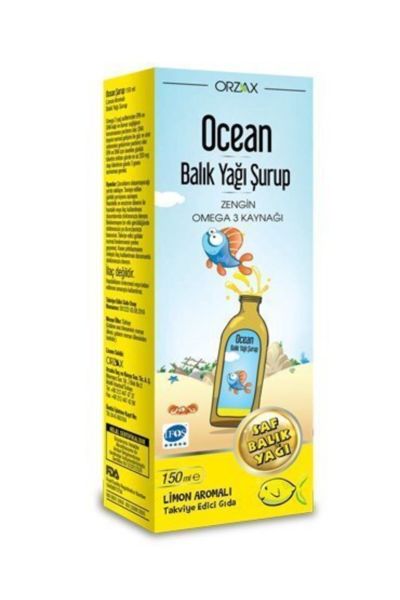 Ocean Limon Balık Yağı Şurup 150 ml