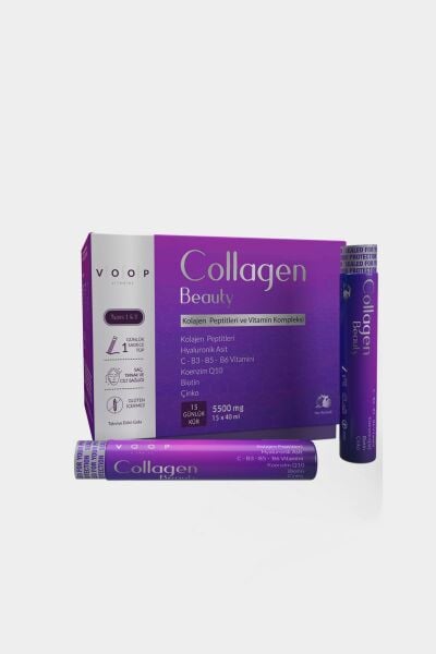 VOOP Collagen Beauty 5500 mg 15 Tüp x 40 ml - 15 Günlük
