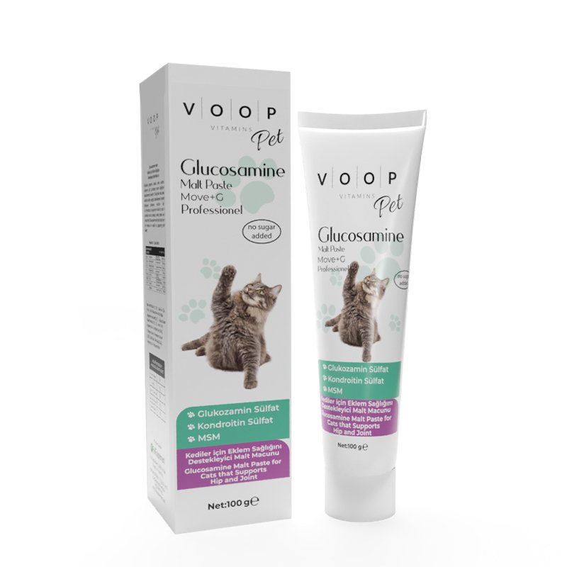 VOOP Pet Glucosamine Paste (Kediler için Eklem ve Kas Desteği) 100 gr