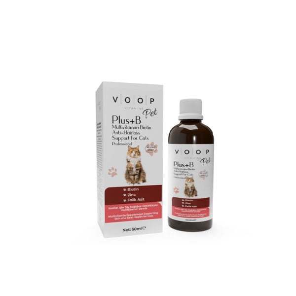 VOOP Pet Plus +B for Cats (Tüy Dökülmesi Engelleyici) 50 ml