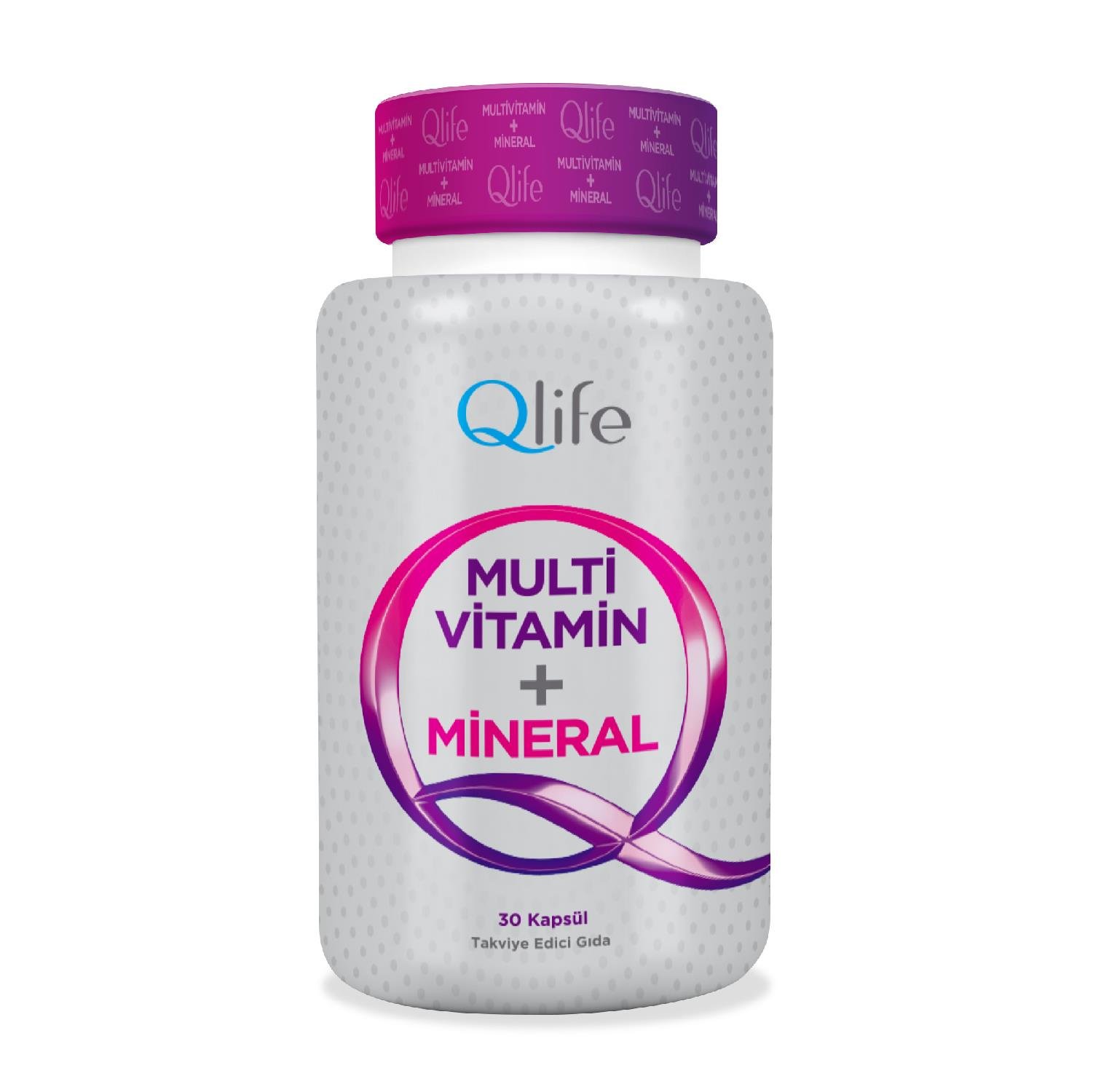 Qlife Multivitamin Mineral 30 Kapsül Vitamin