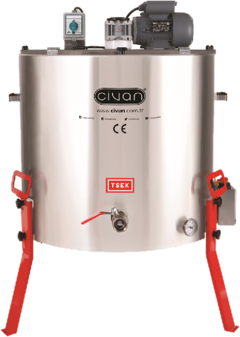 50070-8 tin melting / settling / mixing boiler