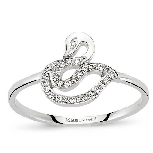 0.12 Karat ASSOS Tek Taş Yüzük