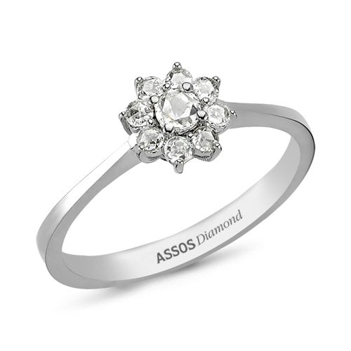 0.08 Karat ASSOS Tek Taş Yüzük