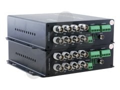 Uptech KX1056 Fiber Media Converter - 8 Video + 1 Data
