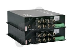 Uptech KX1077 Fiber Media Converter - 8 Video AHD 1080P + 1 Data
